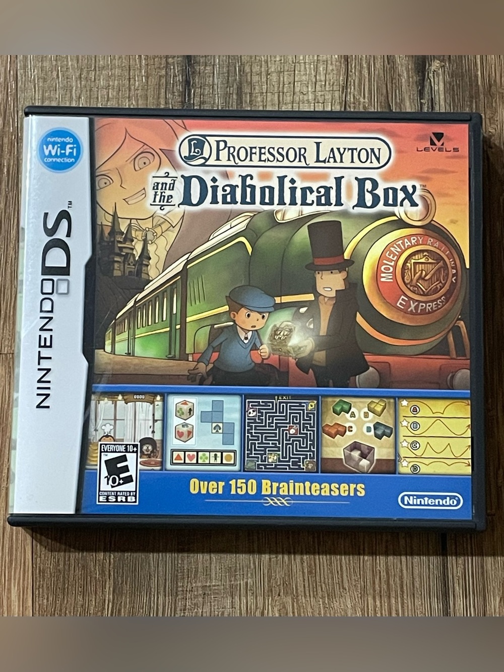 Professor Layton and the Diabolical Box (Nintendo DS, 2009) Complete Tested